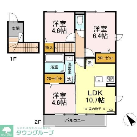 ルミエールの物件間取画像